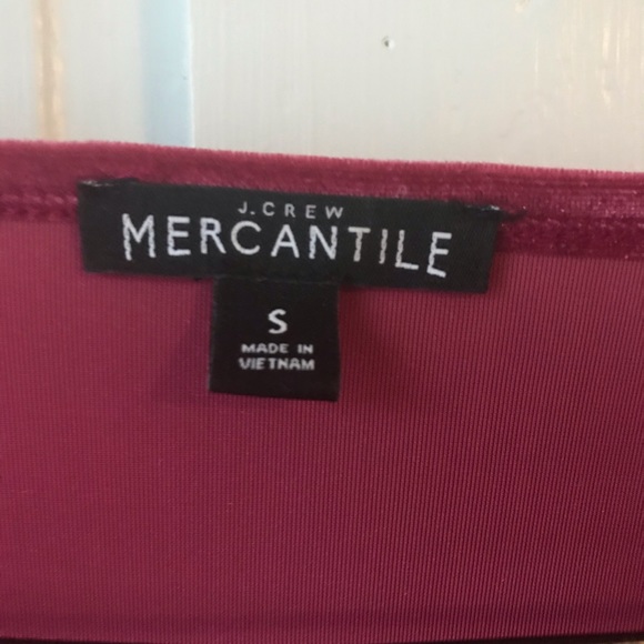 J. Crew Mercantile Luxe Velvet Blouse - Picture 3 of 4